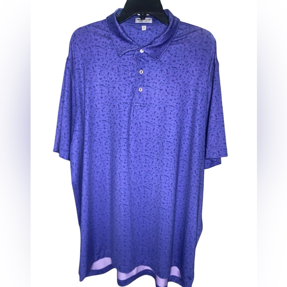 Peter Millar Mens Fairway Free for All Performance Golf Polo XL